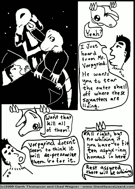 Space Adventures Hastily Drawn Stream of Consciousness - Greenspace - Page 21