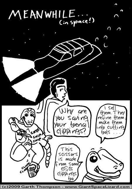 Space Adventures Hastily Drawn Stream of Consciousness - Greenspace - Page 01