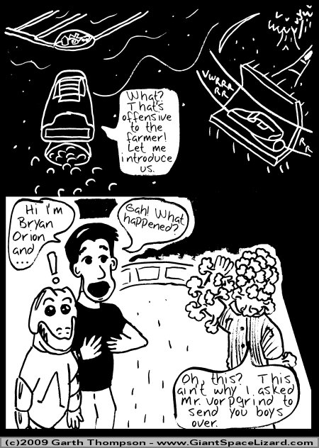 Space Adventures Hastily Drawn Stream of Consciousness - Greenspace - Page 03